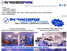 Tablet Screenshot of invaderspark.com